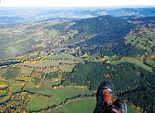 Paragliding na Kozákově